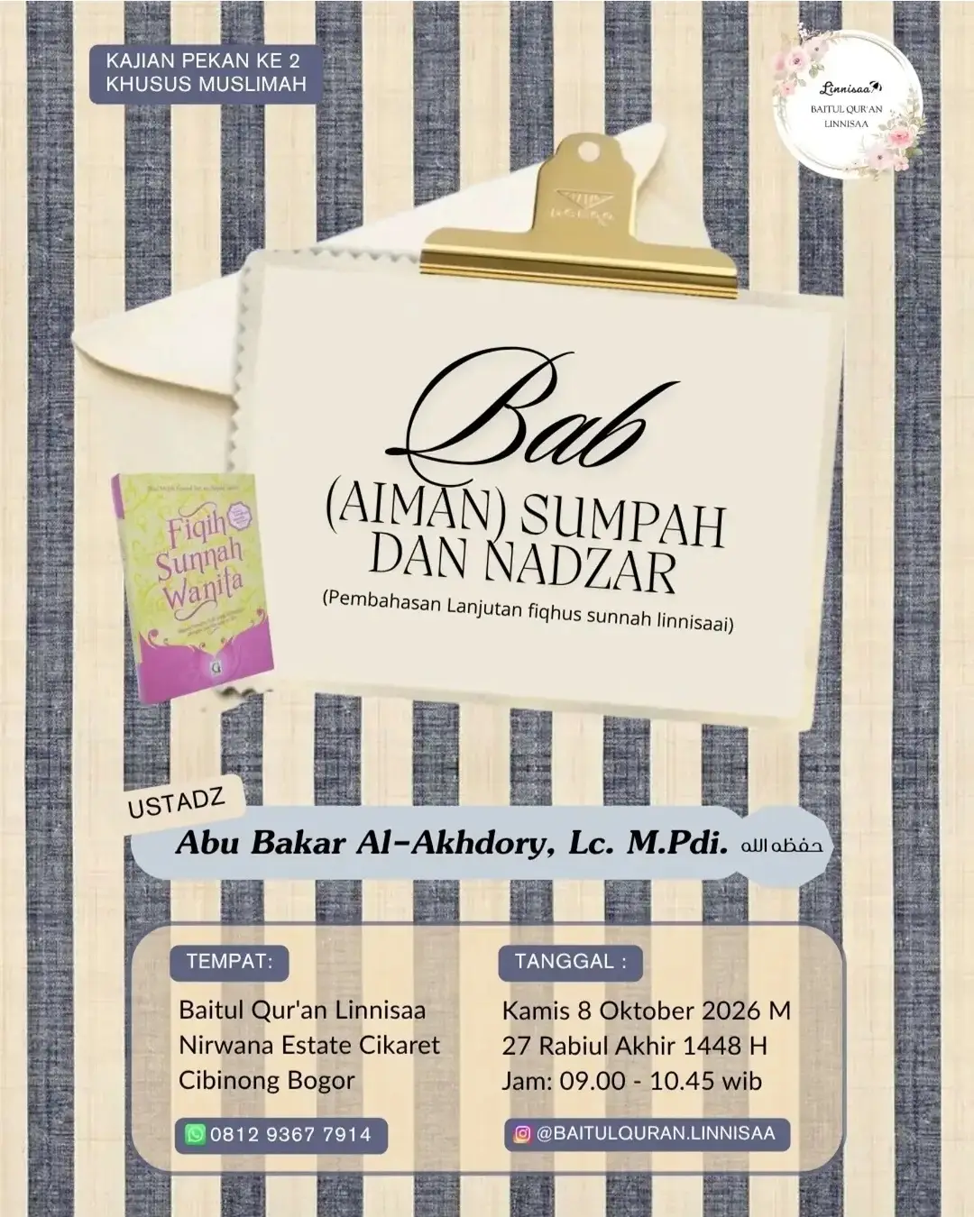 Bab (Aman) Sumpah dan Nadzar