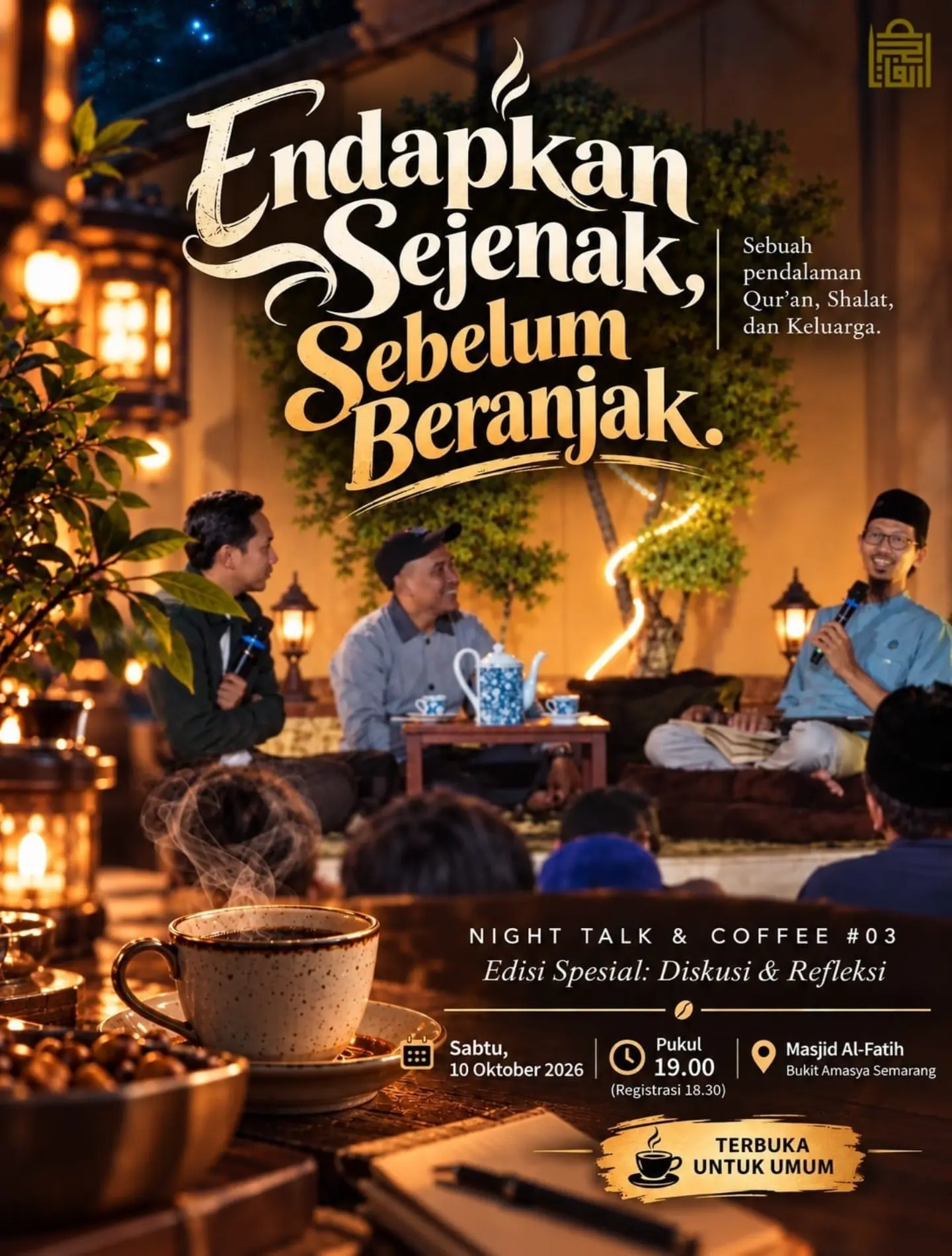 Endapkan Sejenak, Sebelum Beranjak.