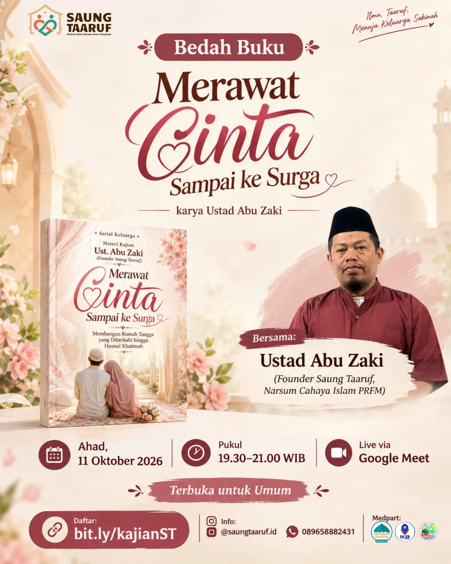 Bedah Buku Merawat Cinta Sampai ke Surga