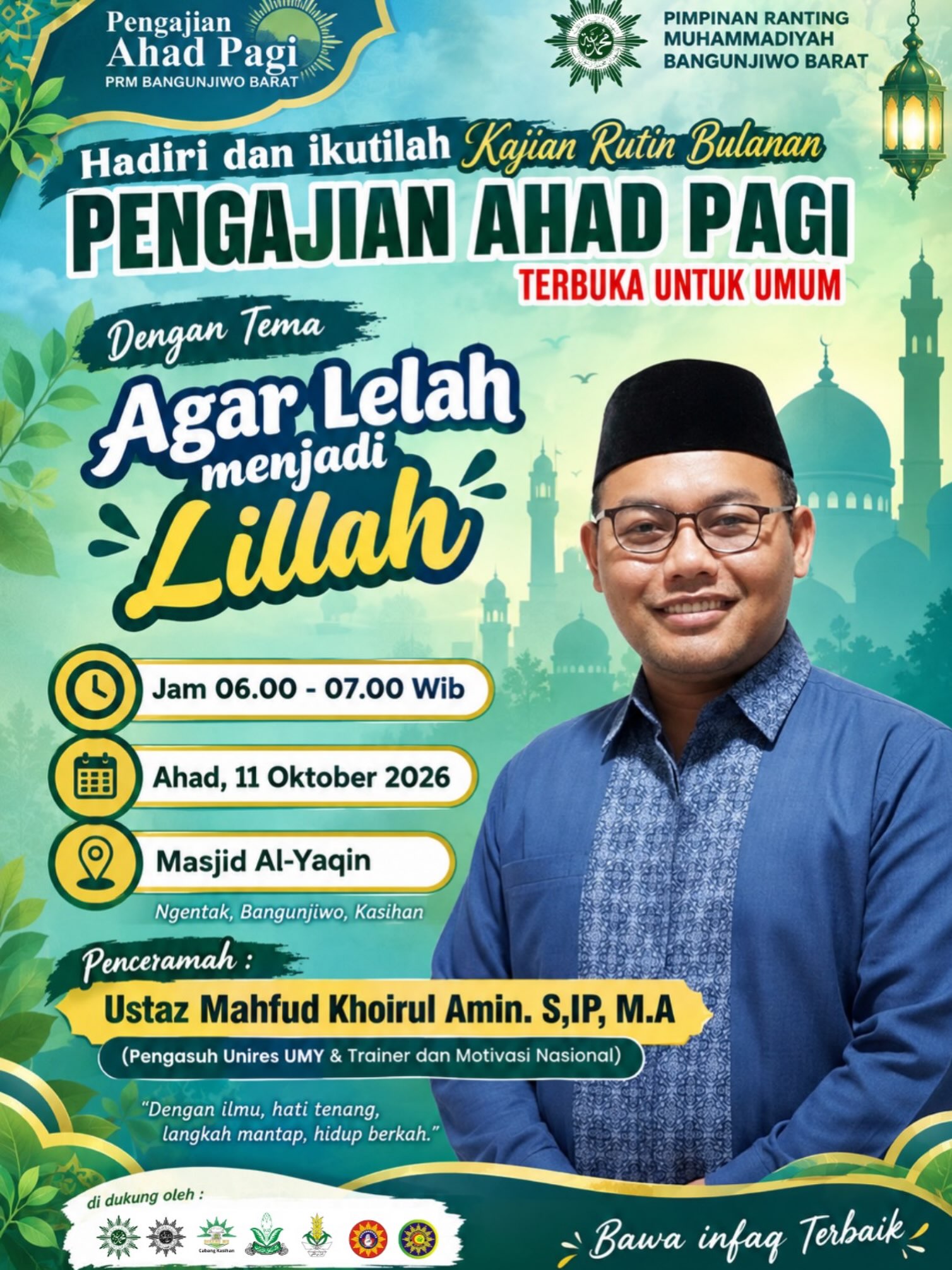 Agar Lelah menjadi Lillah