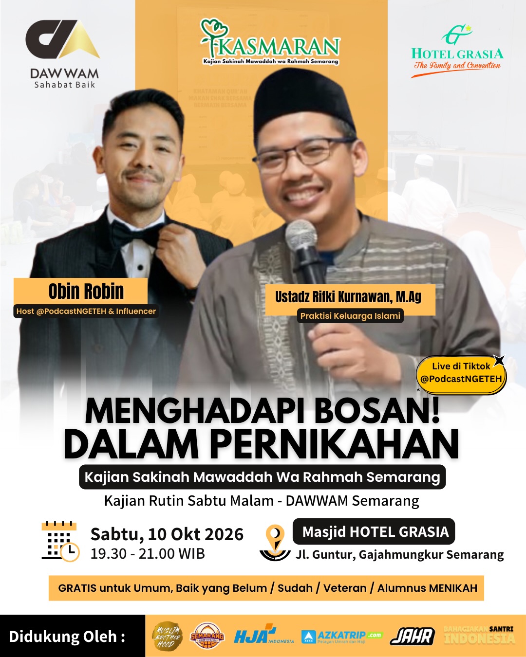 Menghadapi Rasa BOSAN dalam Pernikahan