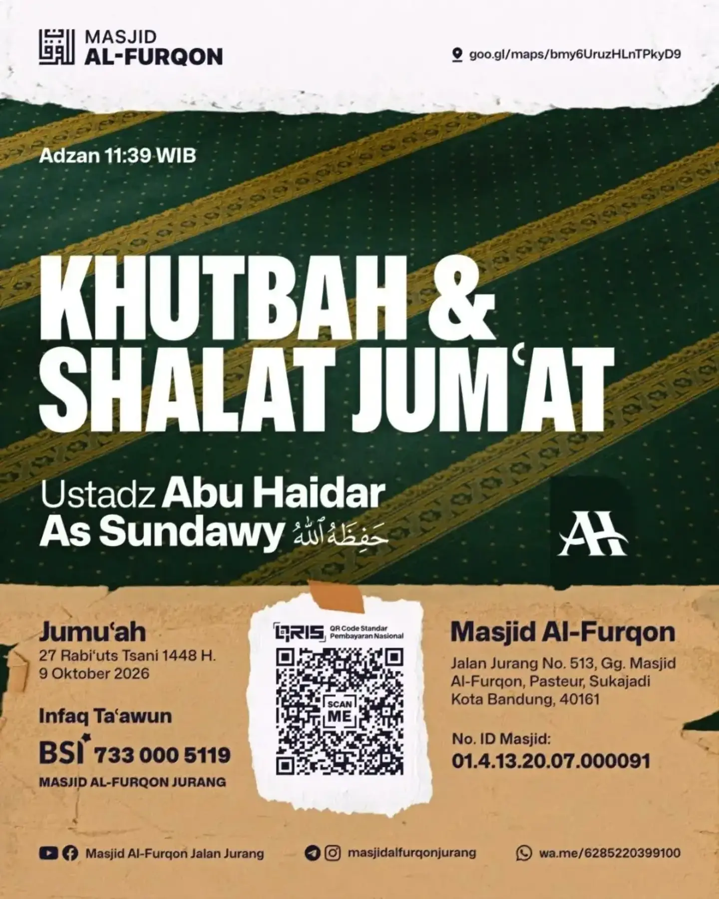 KHUTBAH & SHALAT JUMAT