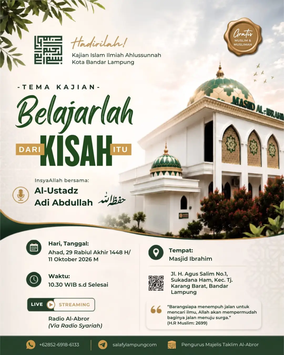 Belajarilah dari Kisah Itu
