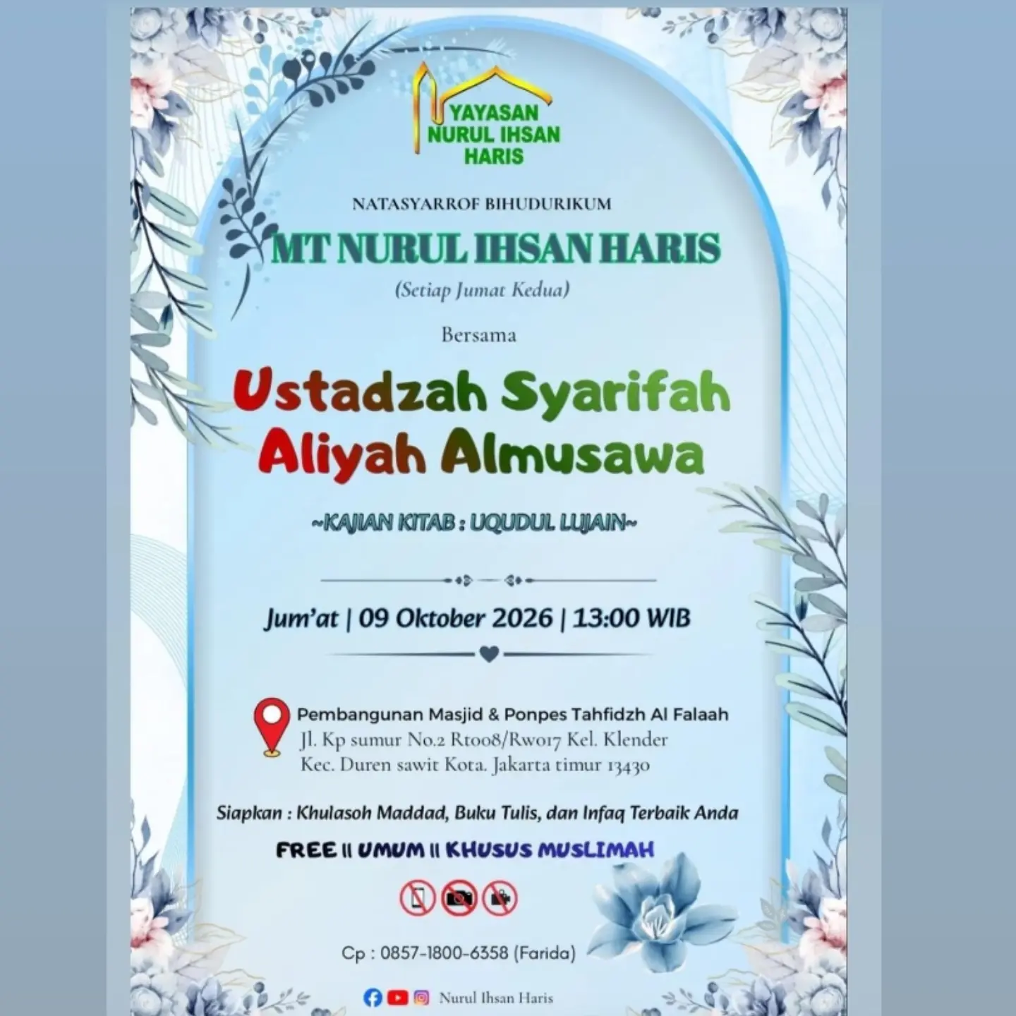 MT Nurul Ihsan Haris (Setiap Jumat Kedua)