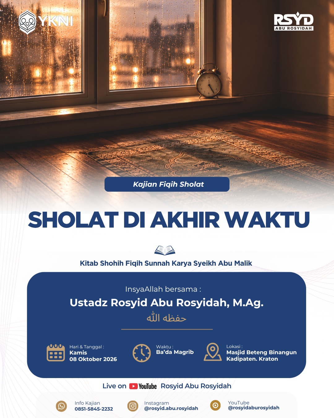 SHOLAT DI AKHIR WAKTU