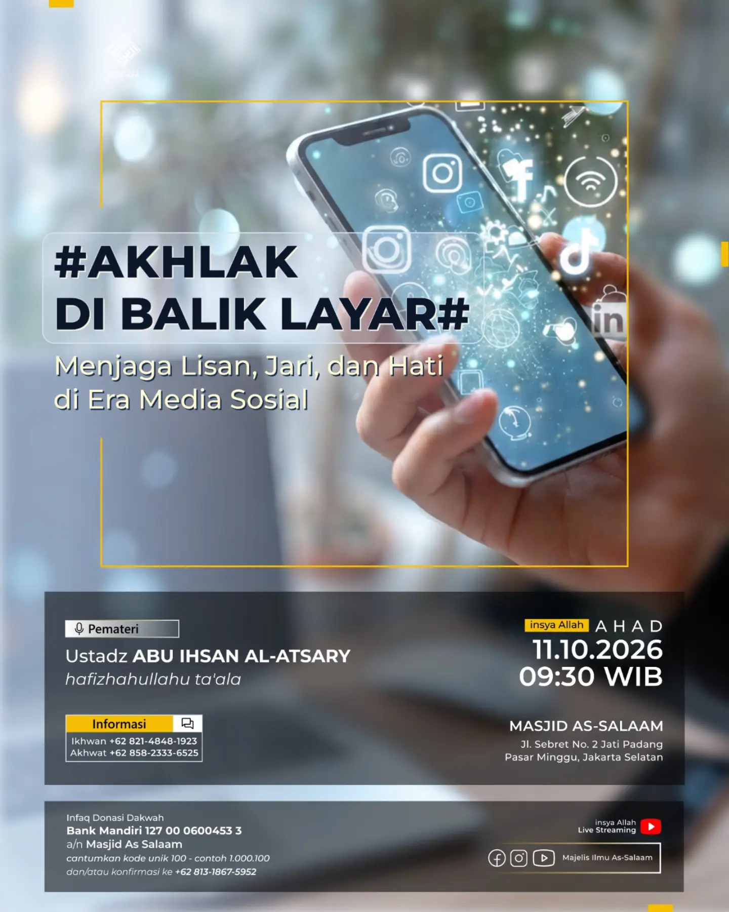 AKHLAK DI BALIK LAYAR