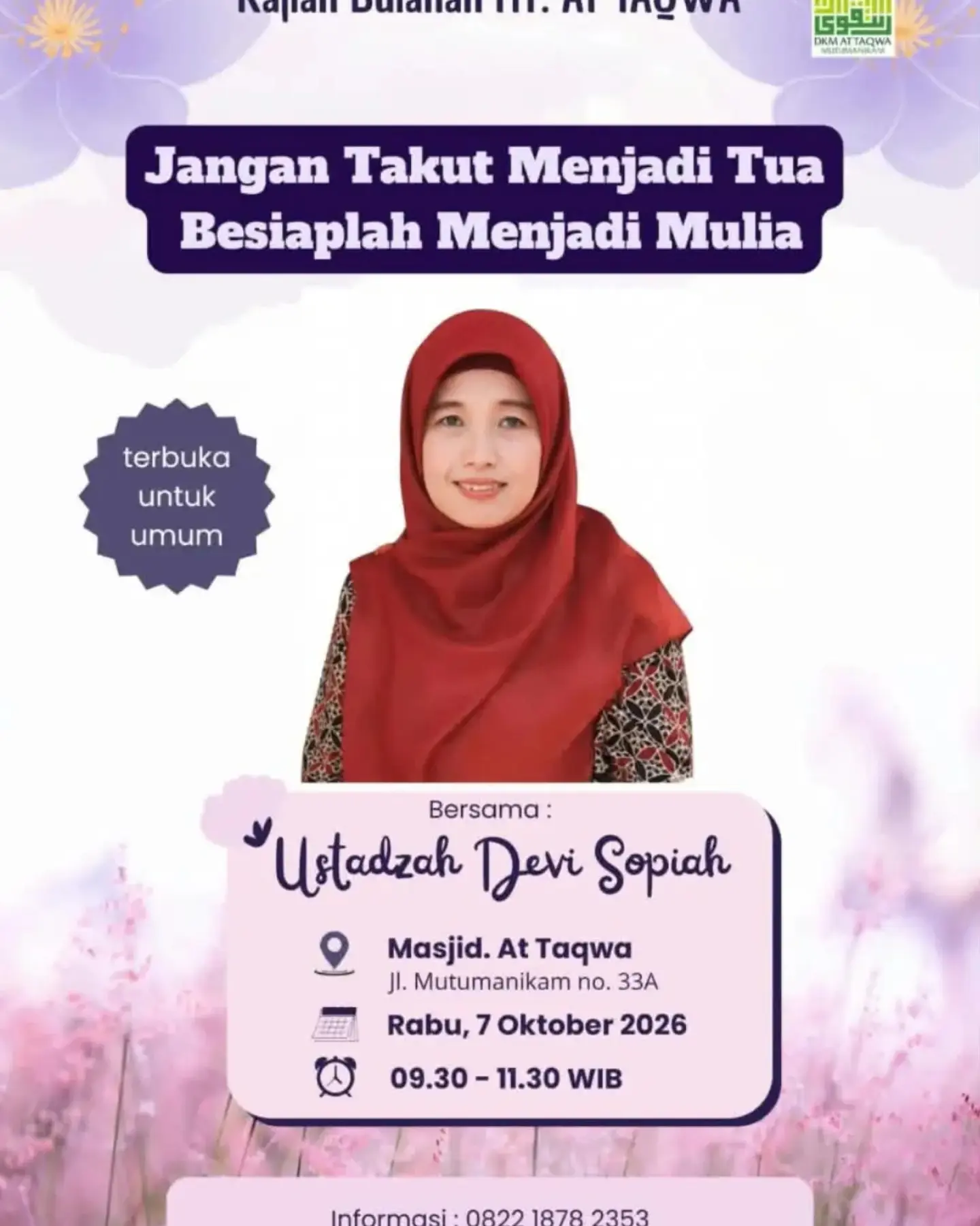 Jangan Takut Menjadi Tua Besiaplah Menjadi Mulia