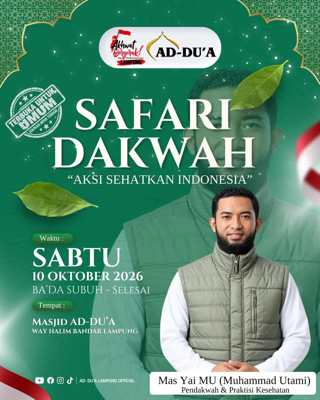 Safari Dakwah – Aksi Sehatkan Indonesia