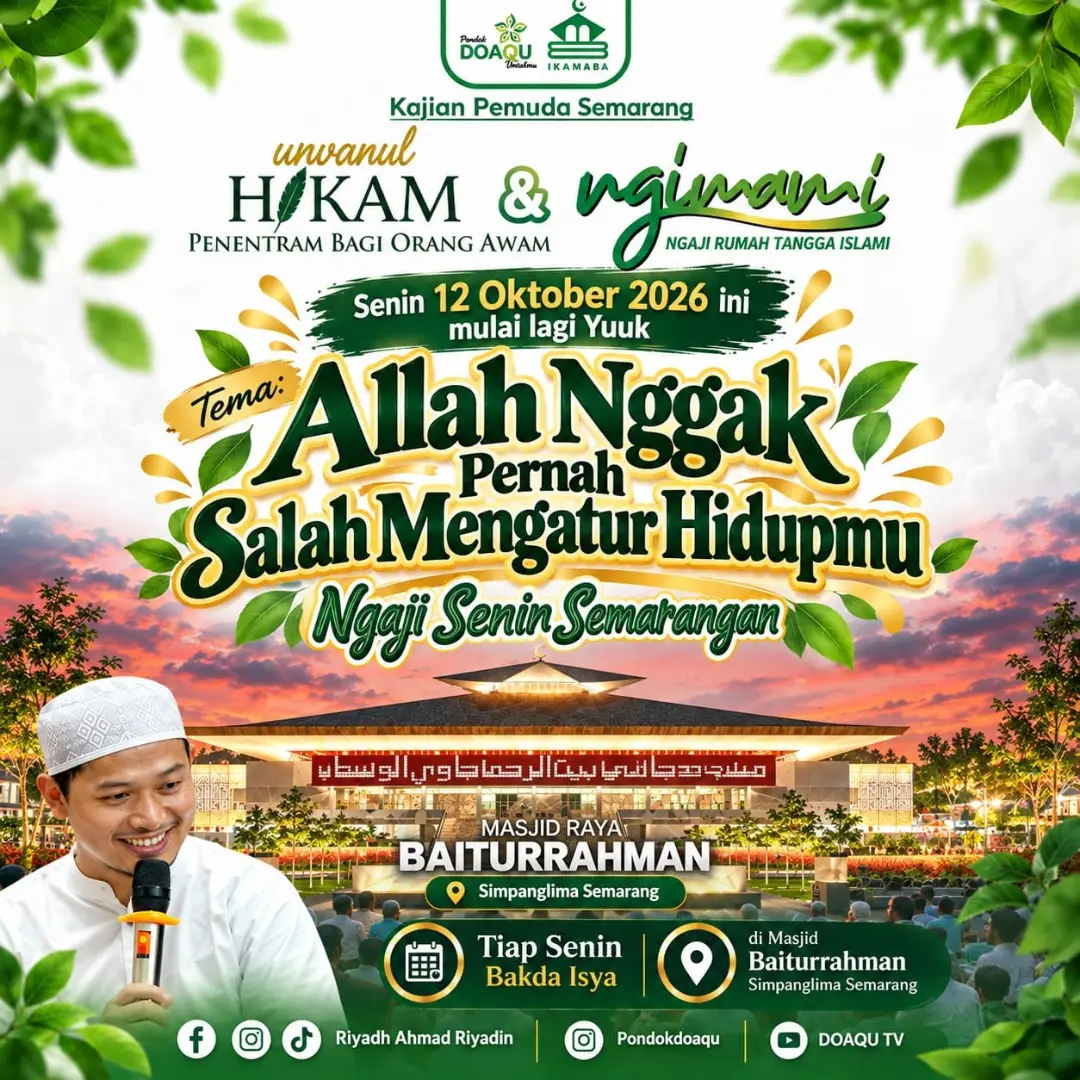 ALLAH NGGAK PERNAH SALAH MENGATUR HIDUPMU