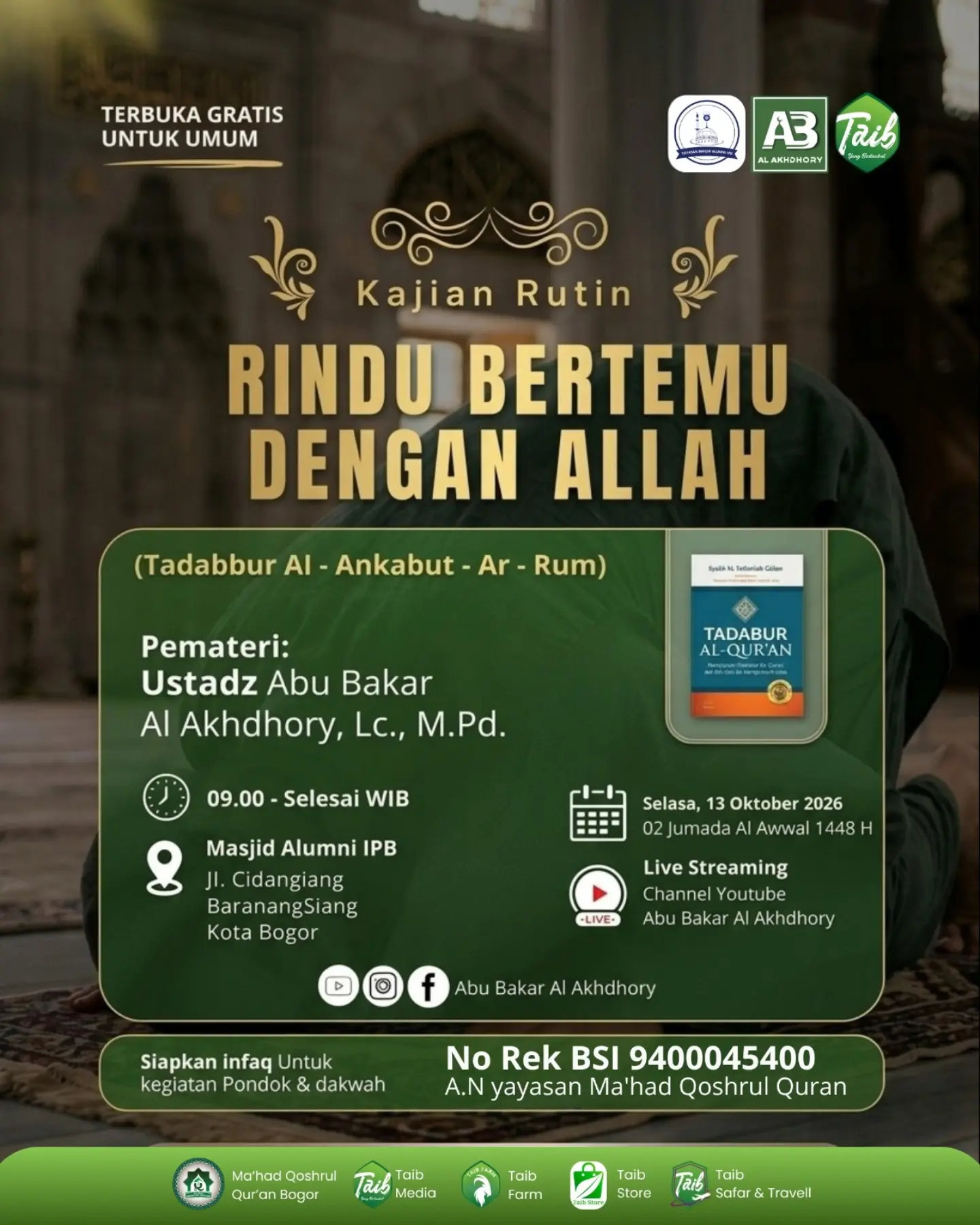 RINDU BERTEMU DENGAN ALLAH