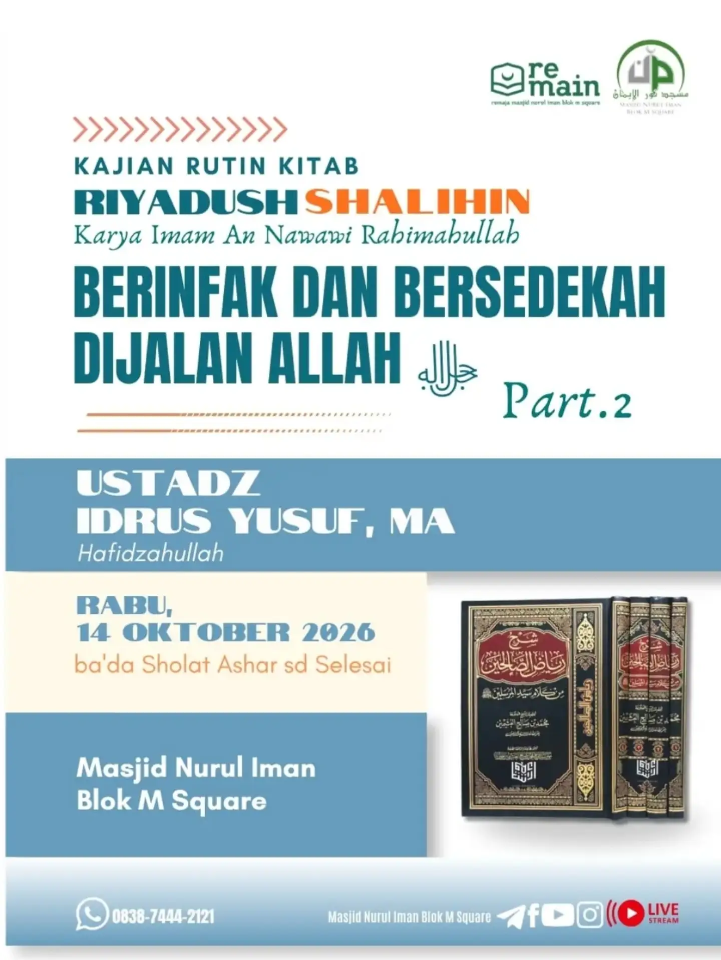 Berinfak dan Bersedekah di Jalan Allah