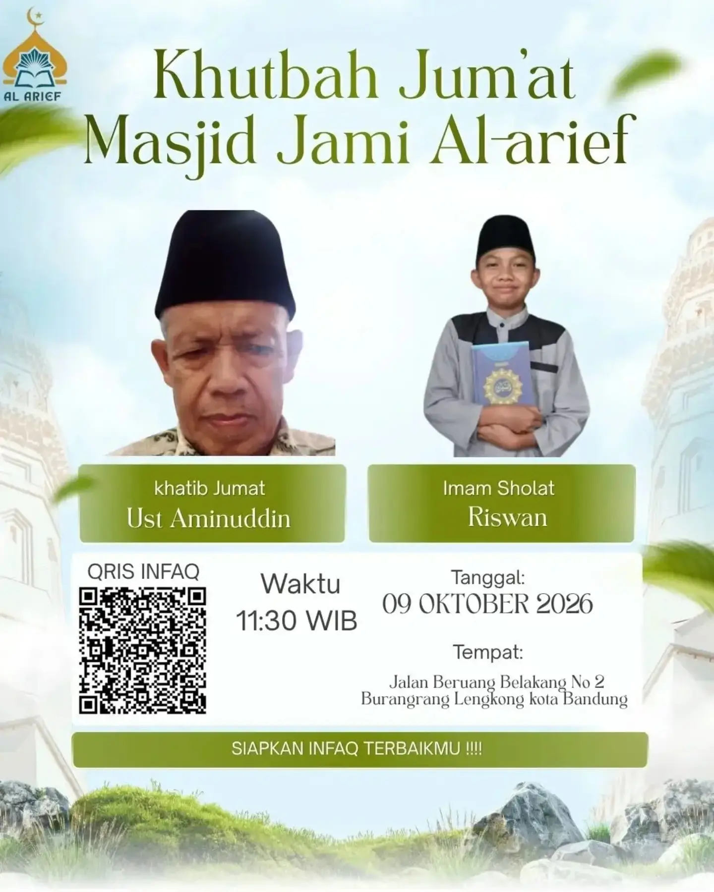 Khutbah Jumat Masjid Jami Al Arief