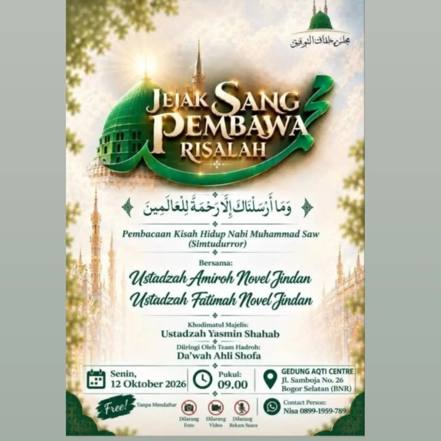 Jejak Sang Pembawa Risalah