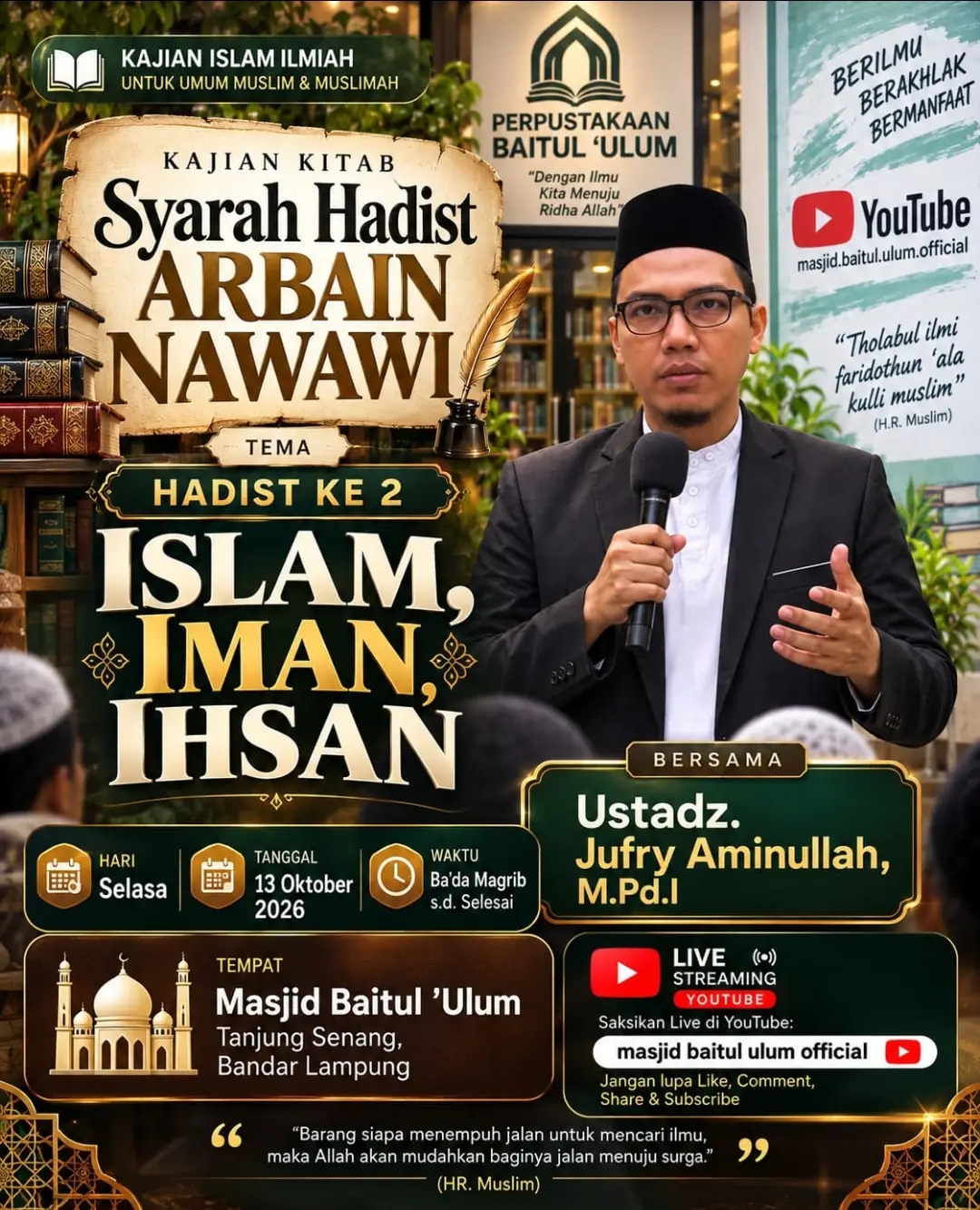 Hadis Ke-2: Islam, Iman, Ihsan
