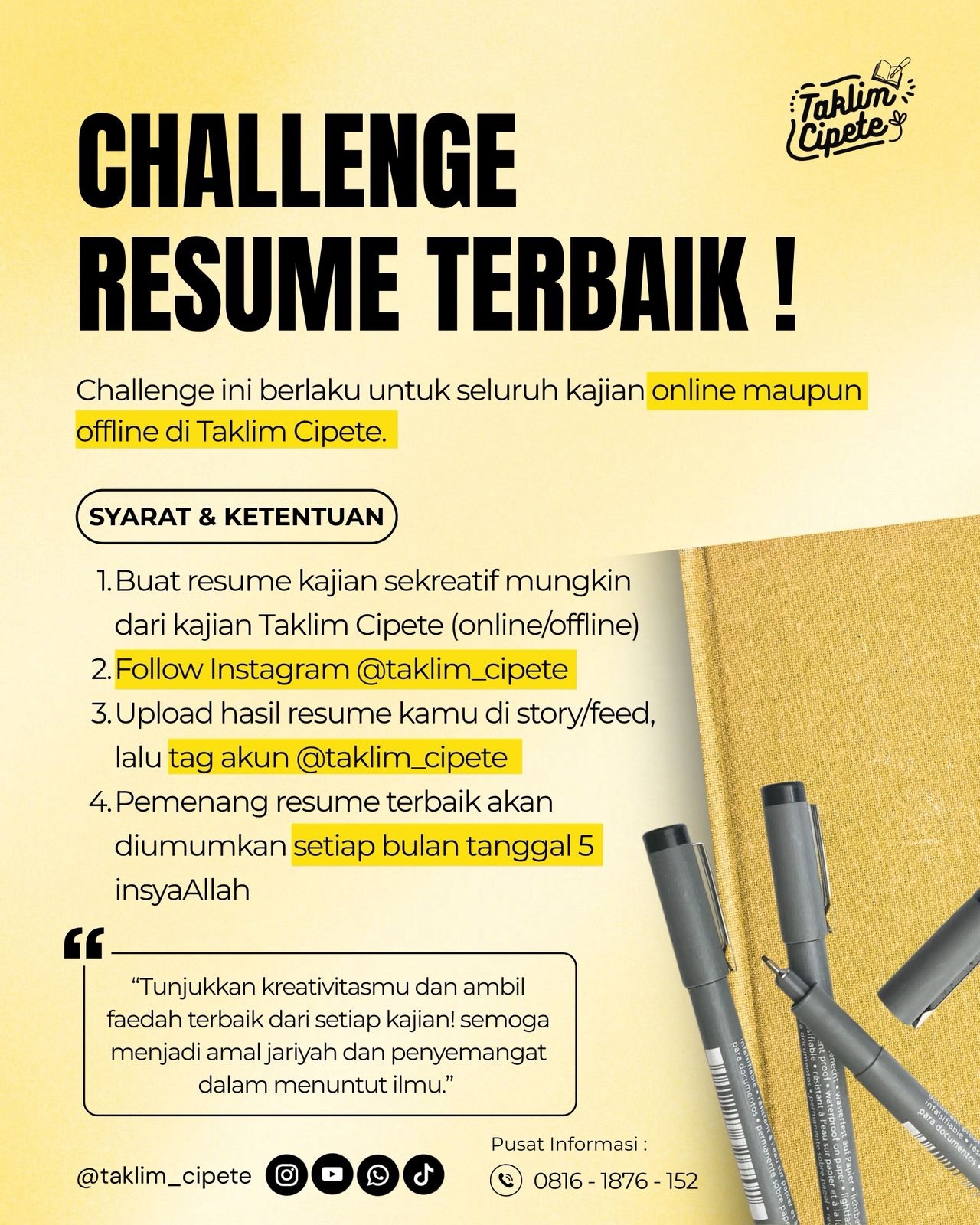 Challenge Resume Terbaik!