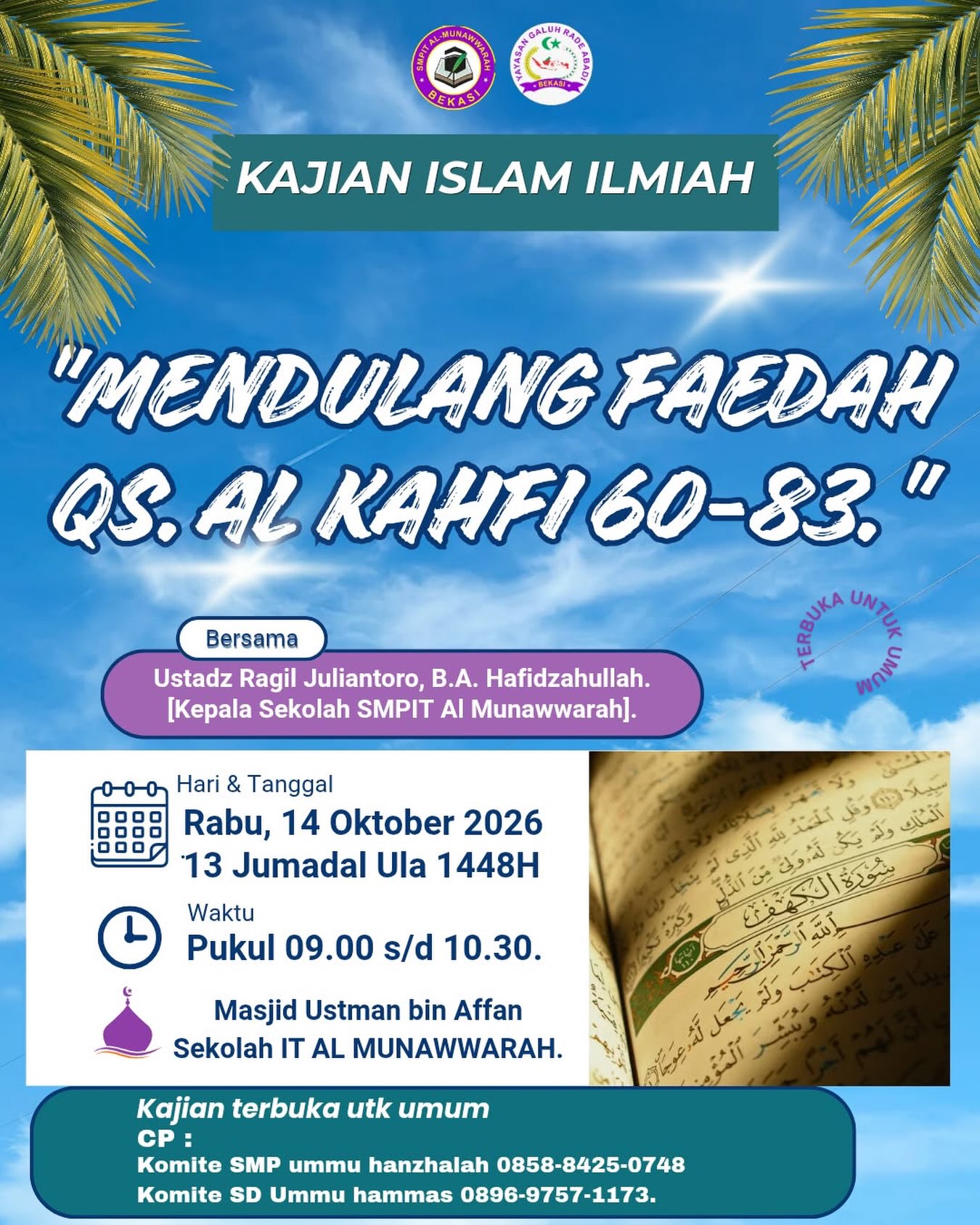 MENDULANG FAEDAH QS. AL KAHFI 60-83.