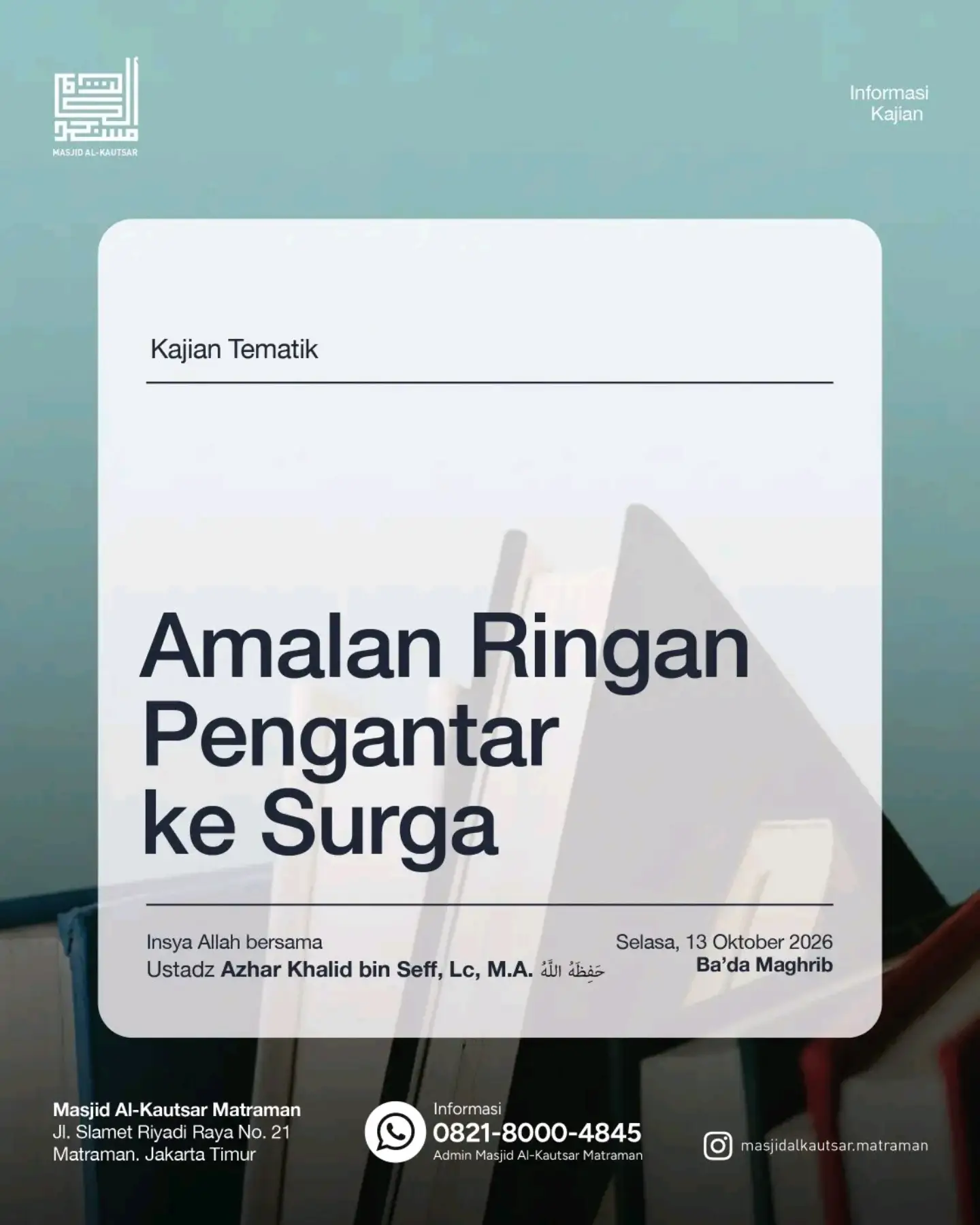 Amalan Ringan Pengantar Ke Surga
