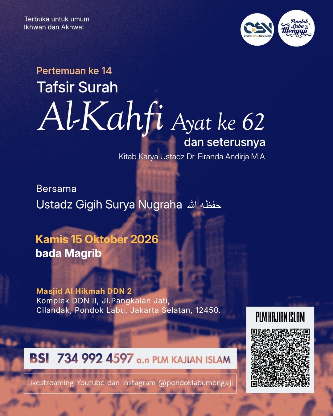 Tafsir Surah Al-Kahfi Ayat ke-62 dan seterusnya