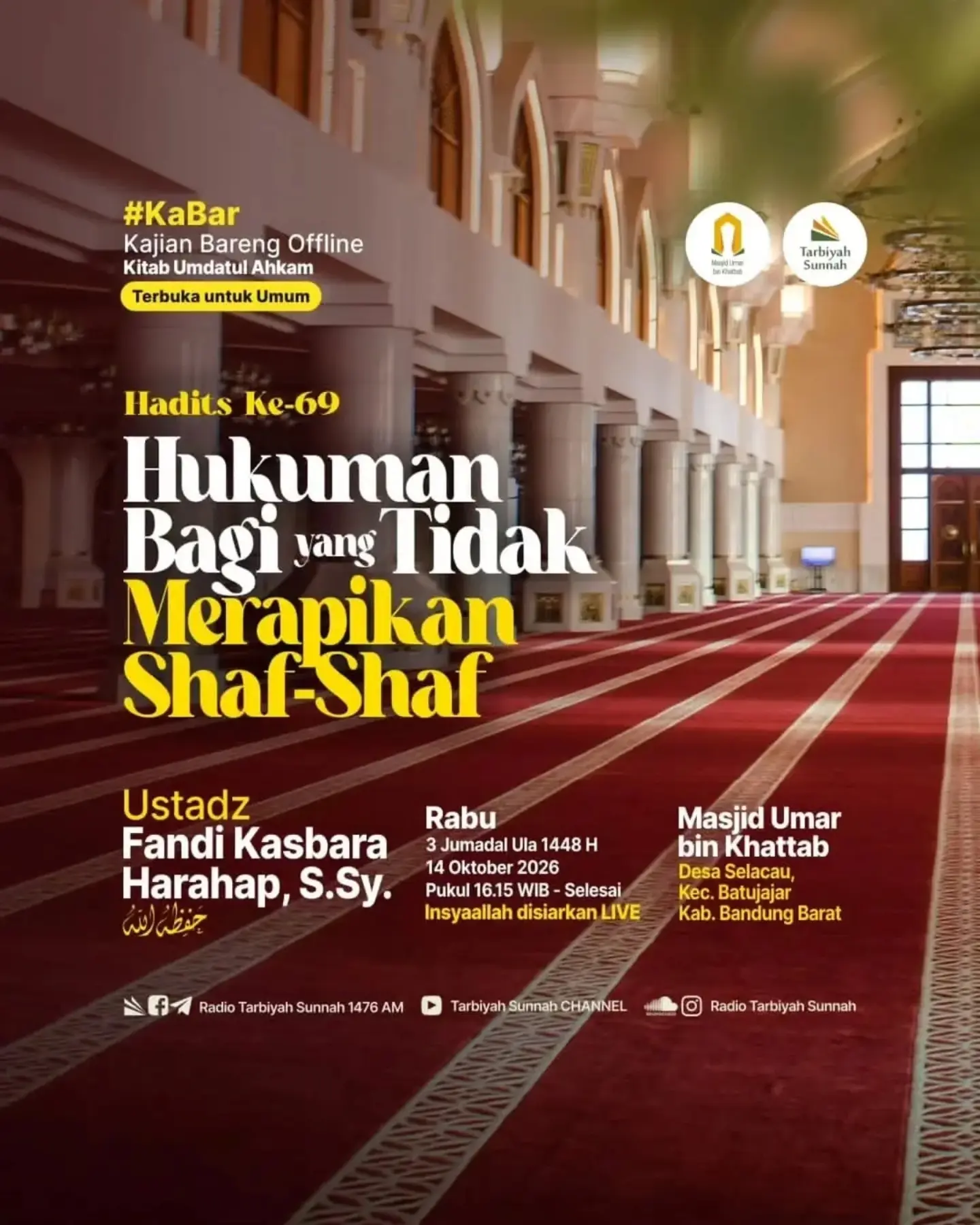 Hukuman Bagi yang Tidak Merapikan Shaf-Shaf