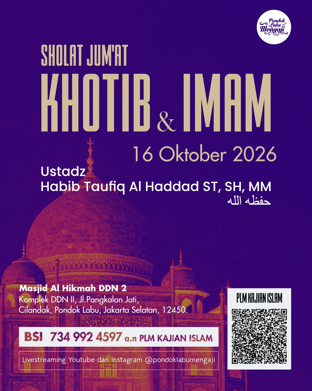 Sholat Jum'at Khotib & Imam